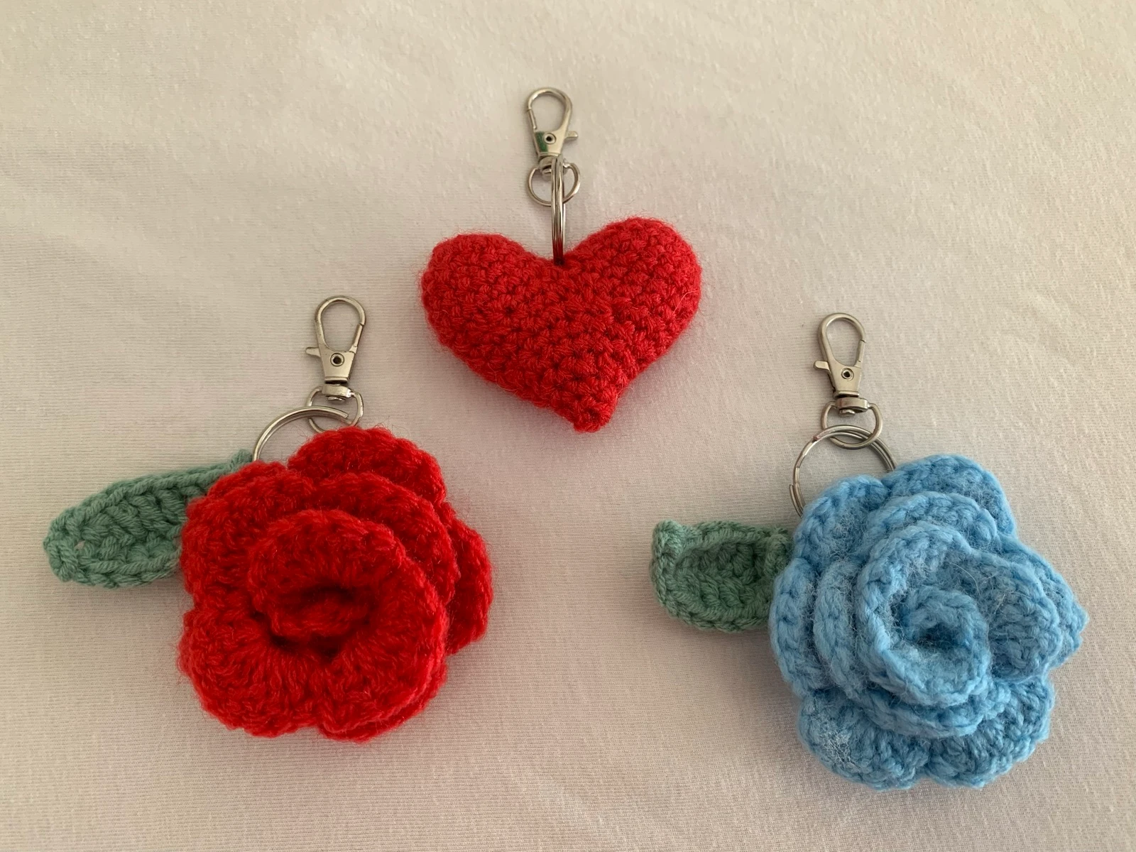 Porte-clé crochet fait main